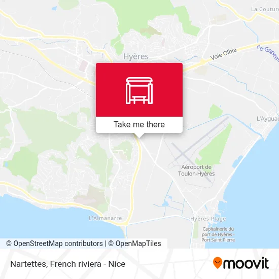 Nartettes map