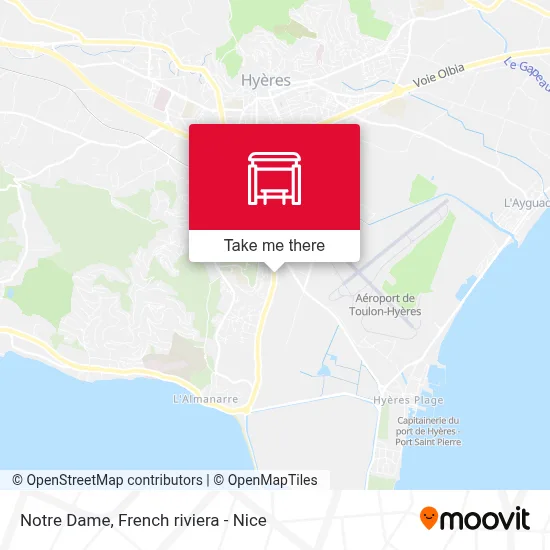 Notre Dame map