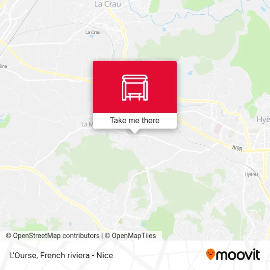 L'Ourse map