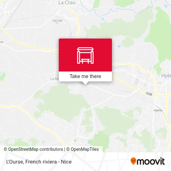 L'Ourse map