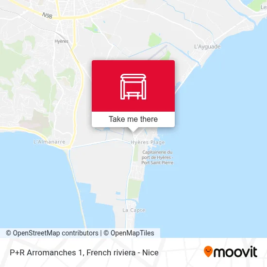 P+R Arromanches 1 map