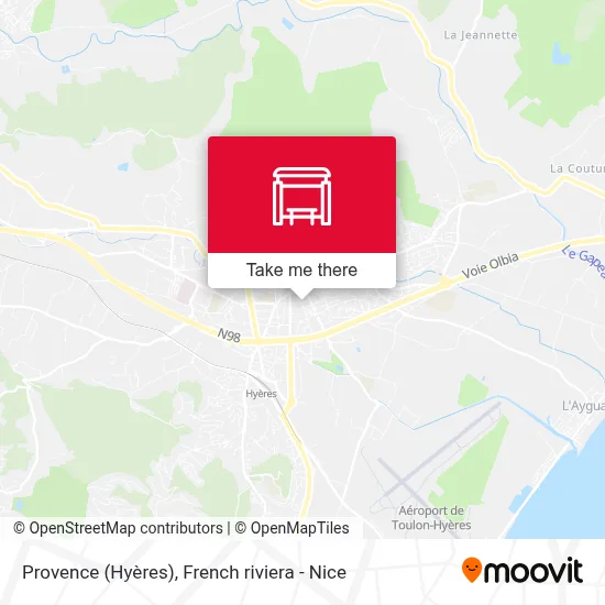 Provence (Hyères) map