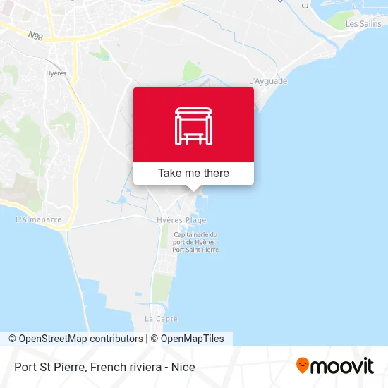 Port St Pierre map