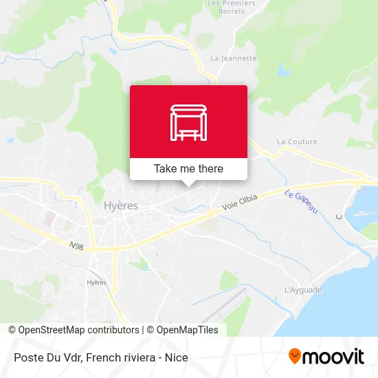 Poste Du Vdr map