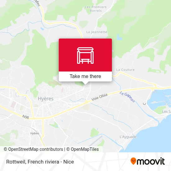 Mapa Rottweil