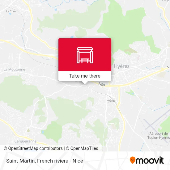 Saint-Martin map
