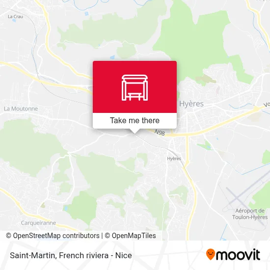 Saint-Martin map