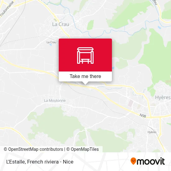 L'Estalle map