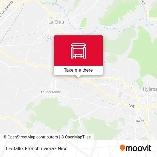 L'Estalle map