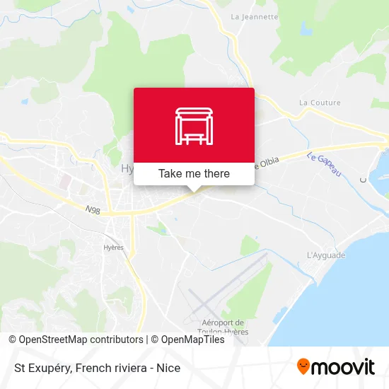 St Exupéry map