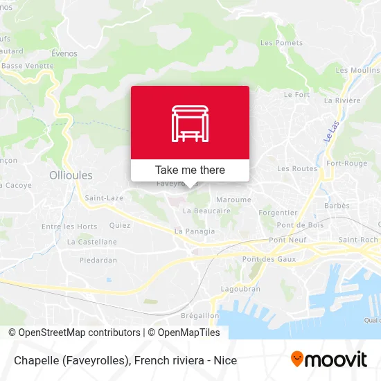 Chapelle (Faveyrolles) map