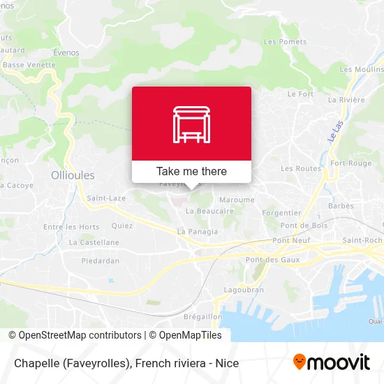 Chapelle (Faveyrolles) map