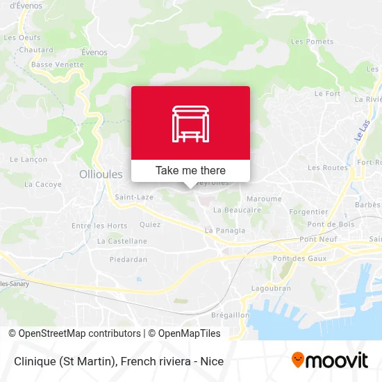 Clinique (St Martin) map