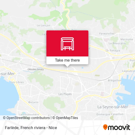 Farlède map