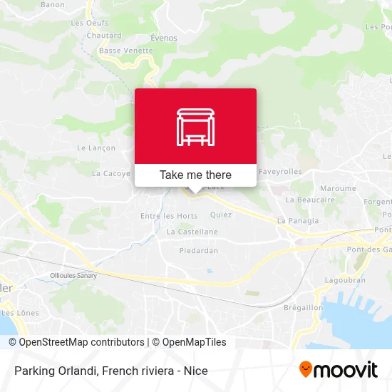 Parking Orlandi map