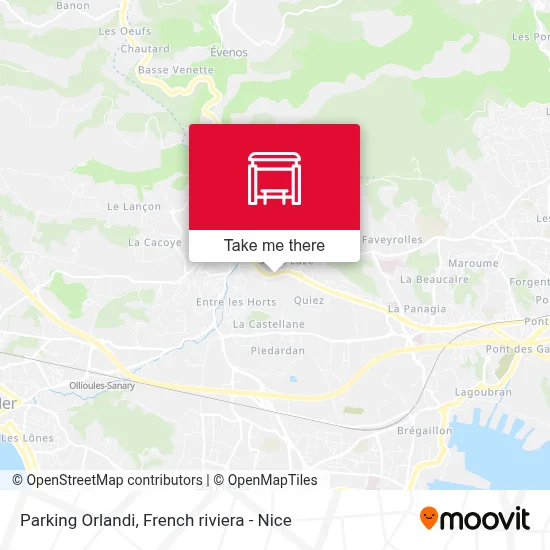 Parking Orlandi map