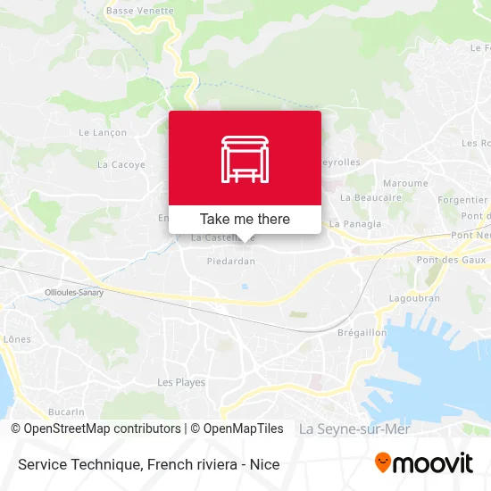 Mapa Service Technique