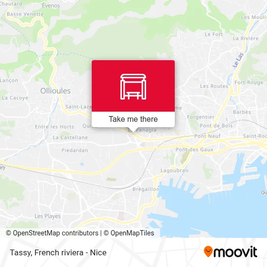 Mapa Tassy
