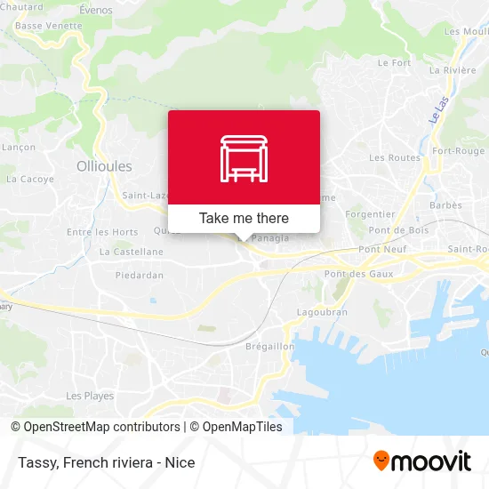 Mapa Tassy