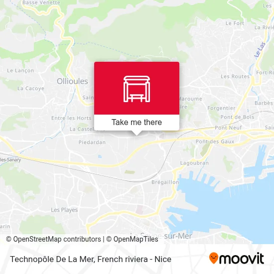 Technopôle De La Mer map