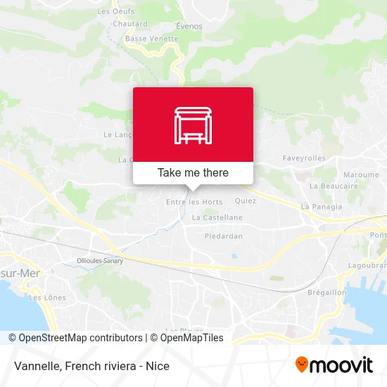 Vannelle map