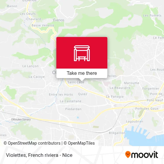 Violettes map