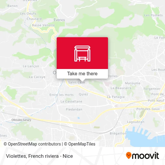 Violettes map