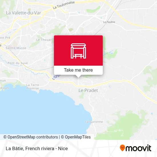 La Bâtie map