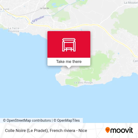 Colle Noire (Le Pradet) map