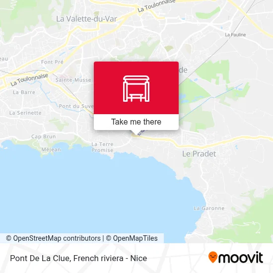 Pont De La Clue map