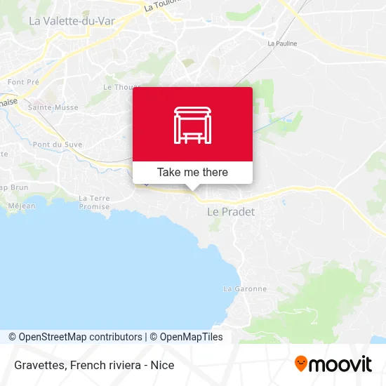 Gravettes map