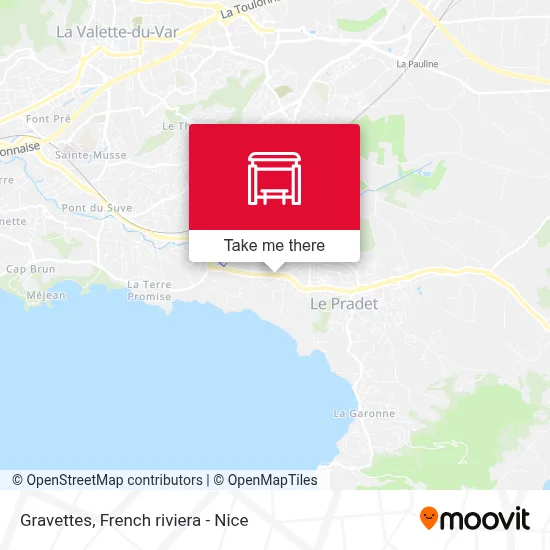 Gravettes map