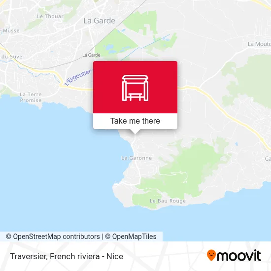 Mapa Traversier