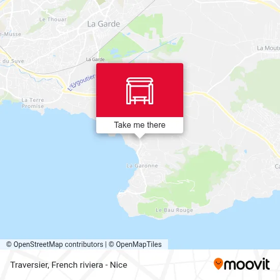 Mapa Traversier
