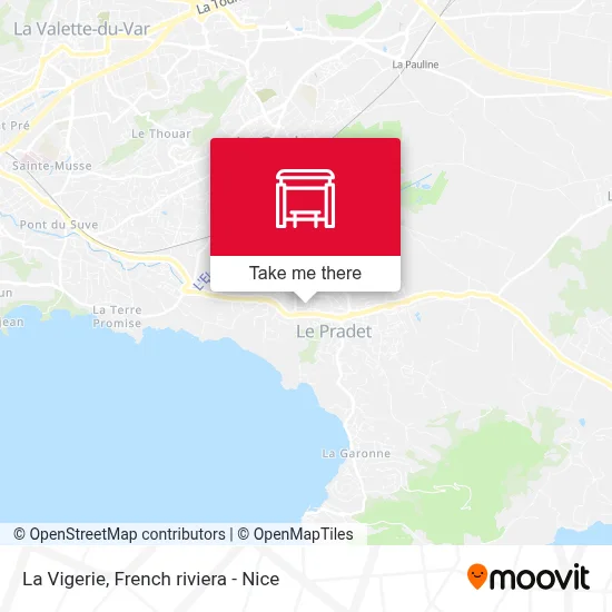 La Vigerie map