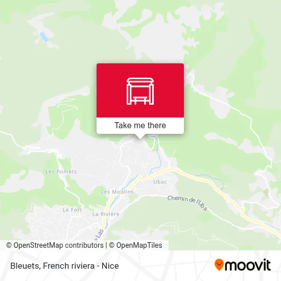 Bleuets map