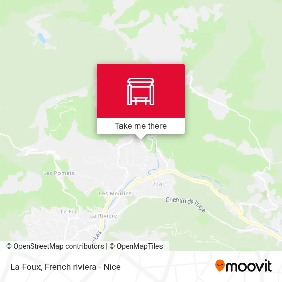 La Foux map