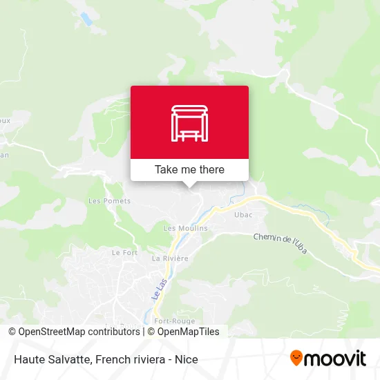 Haute Salvatte map