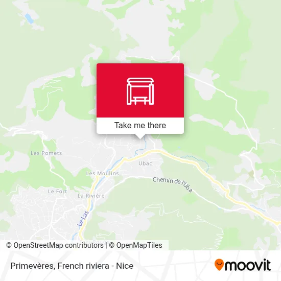Primevères map