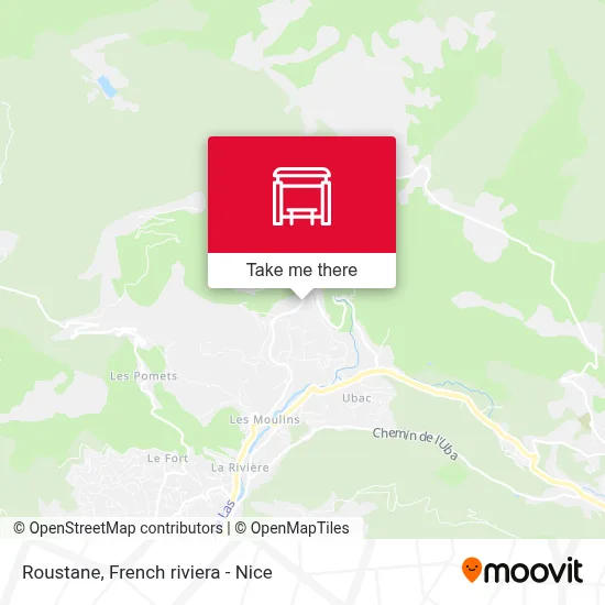 Mapa Roustane