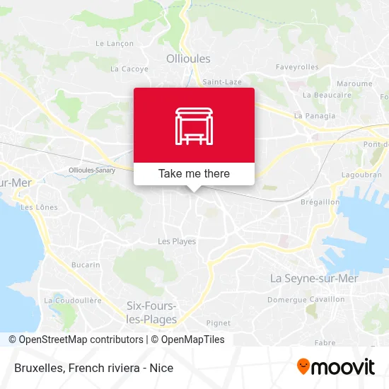 Bruxelles map