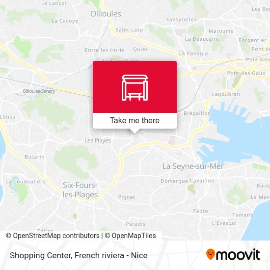Centre Commercial map