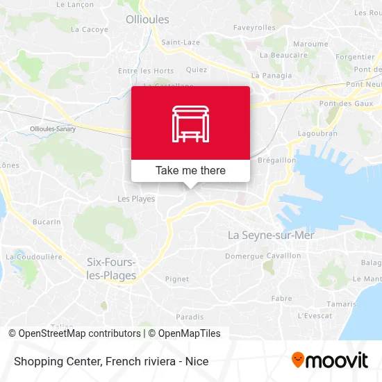 Centre Commercial map