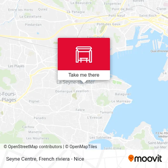 Seyne Centre map
