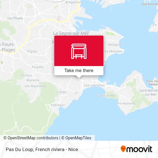 Pas Du Loup map