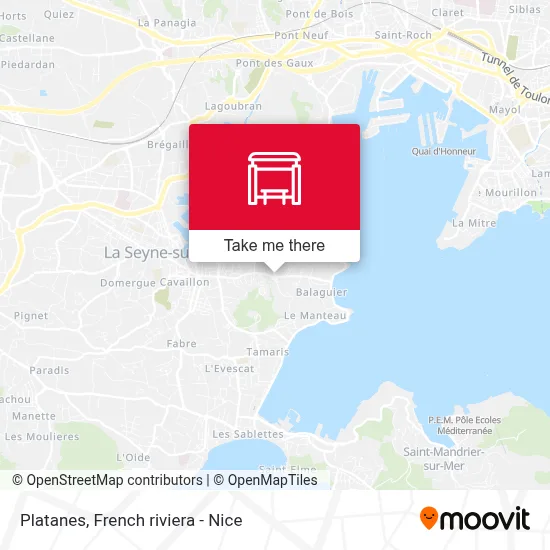Platanes map