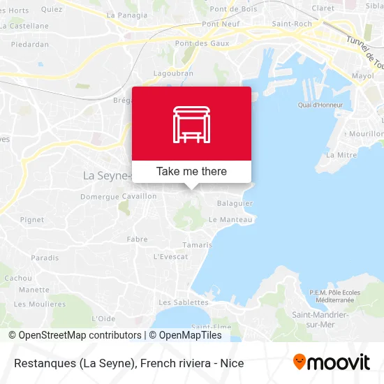 Restanques (La Seyne) map