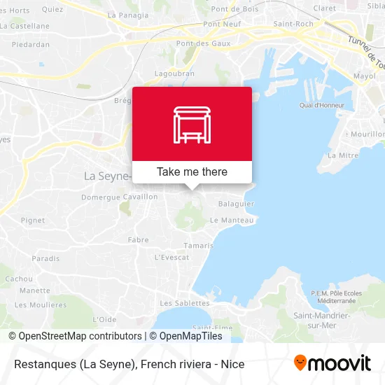 Restanques (La Seyne) map