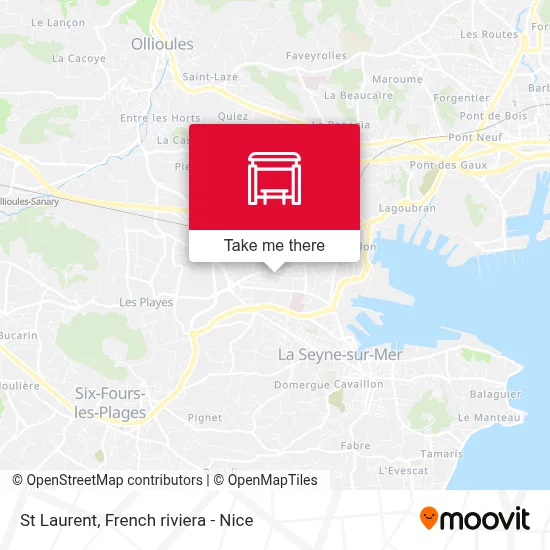 St Laurent map