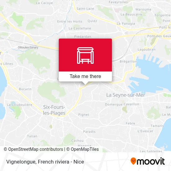 Vignelongue map